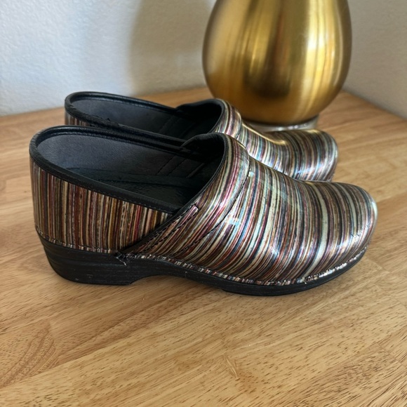 Dansko Profesional Nurse Multicolored Patent Leather Clogs Size EU 40 US 9.5/10 - Picture 5 of 16